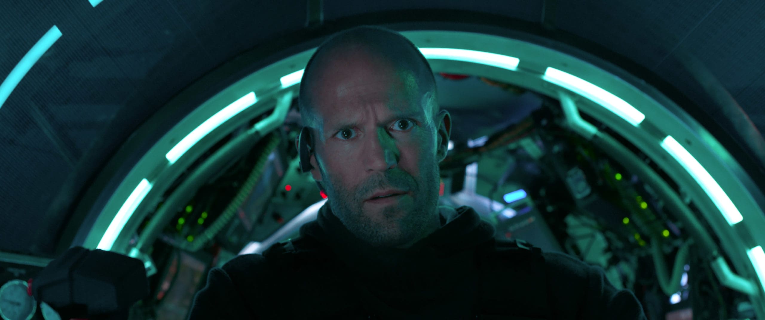 (L-R) CLIFF CURTIS as Mac, JASON STATHAM as Jonas Taylor, RUBY ROSE as Jaxx, LI BINGBING as Suyin, JESSICA McNAMEE as Lori, PAGE KENNEDY as DJ and SOPHIA CAI as Meiying in Warner Bros. Pictures' and Gravity Pictures¿ science fiction action thriller "THE MEG," a Gravity Pictures release for China, and a Warner Bros. Pictures release throughout the rest of the world.