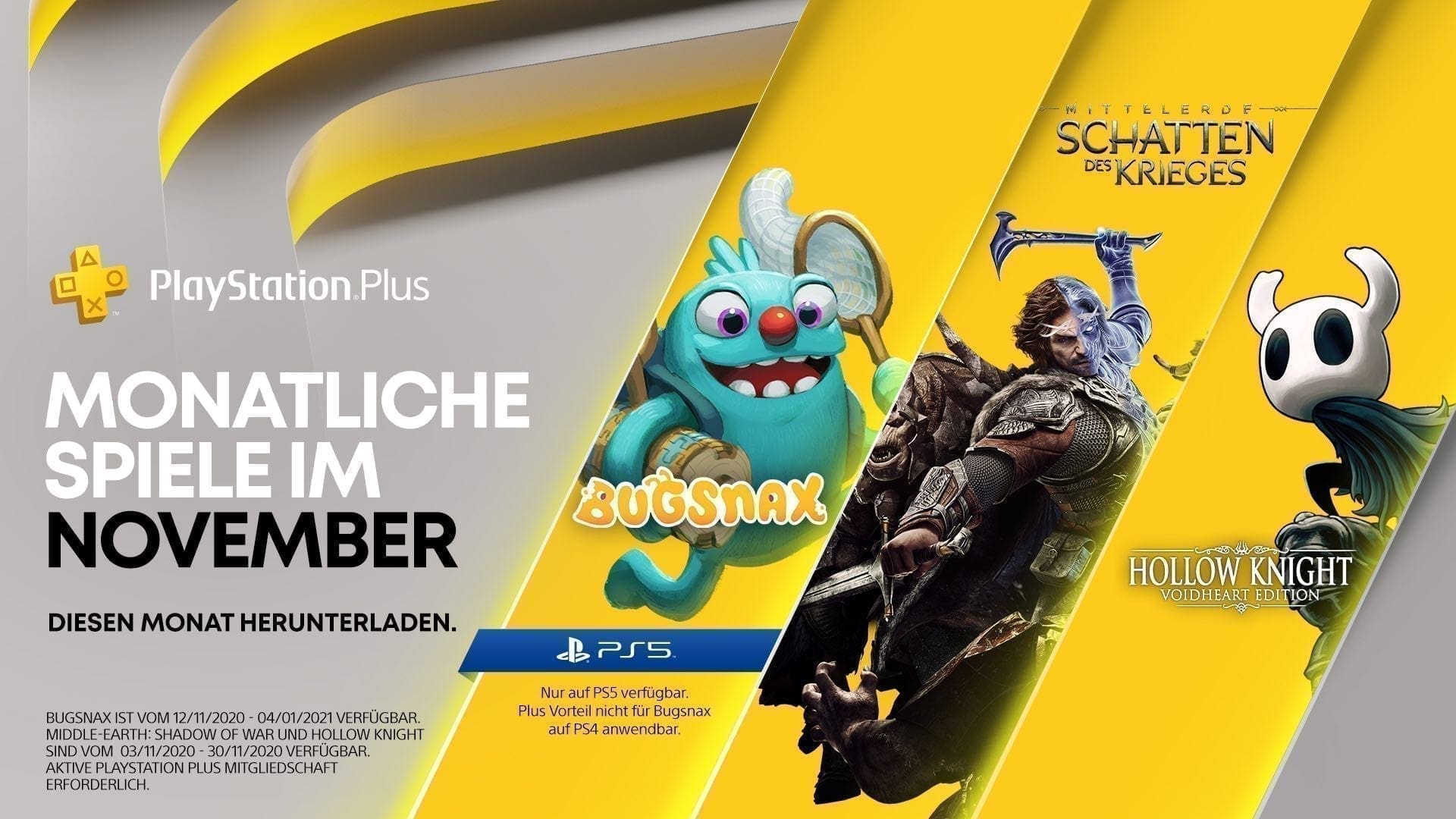 PlayStation Plus November