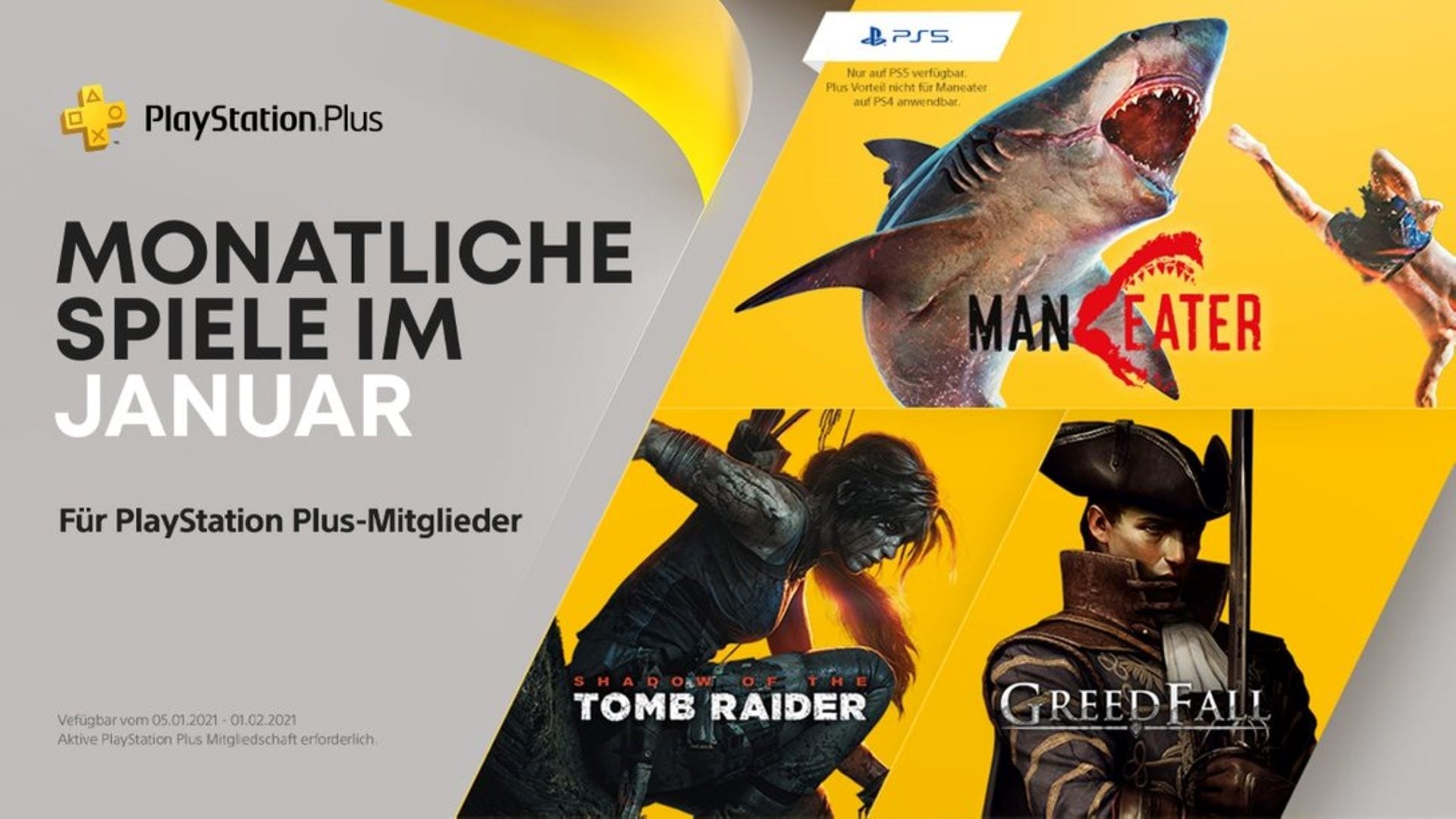 PlayStation Plus-Spiele im Januar 2021