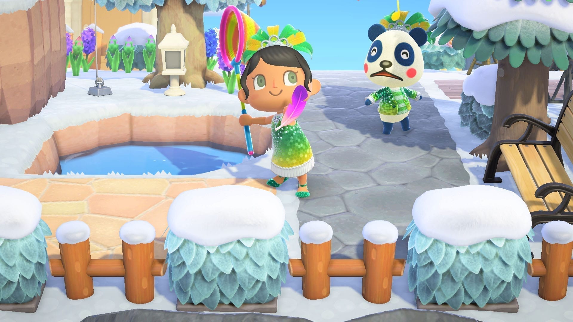 Animal Crossing New Horizons Karneval Feder