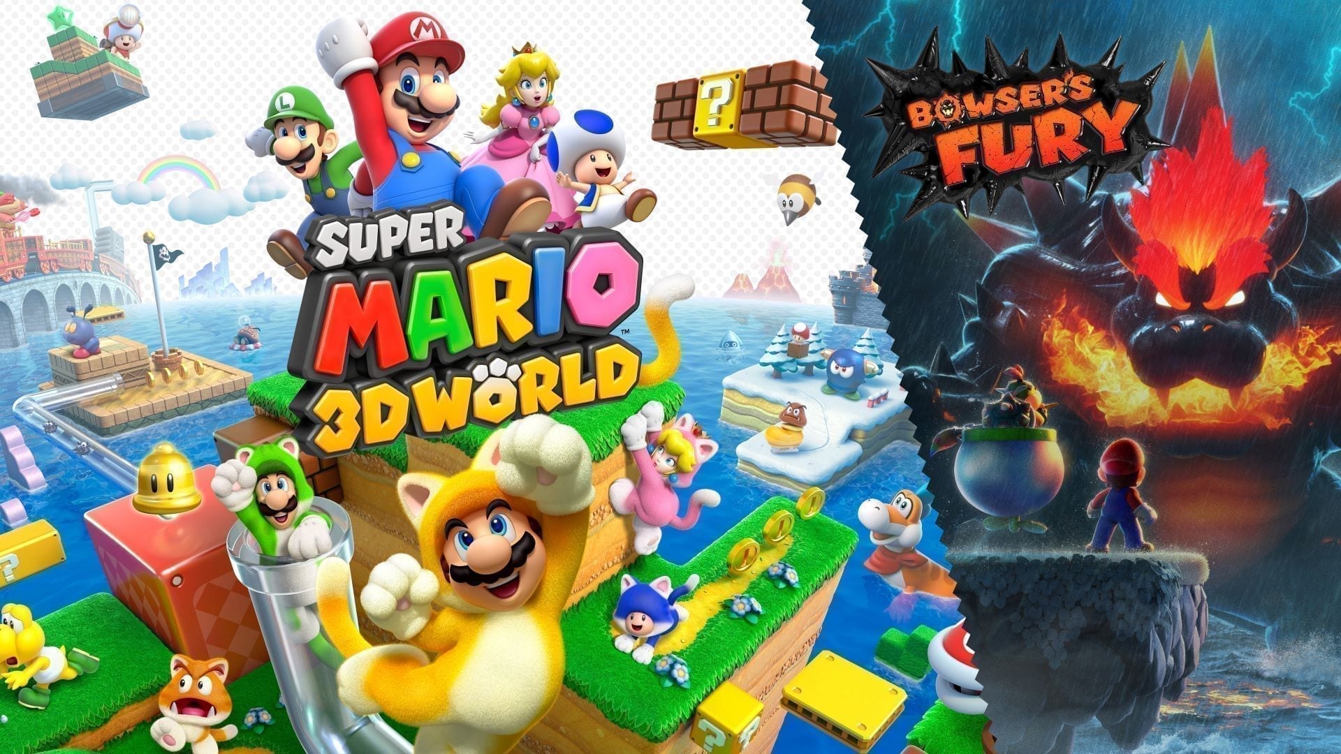 Super Mario 3D World + Bowser’s Fury Keyart