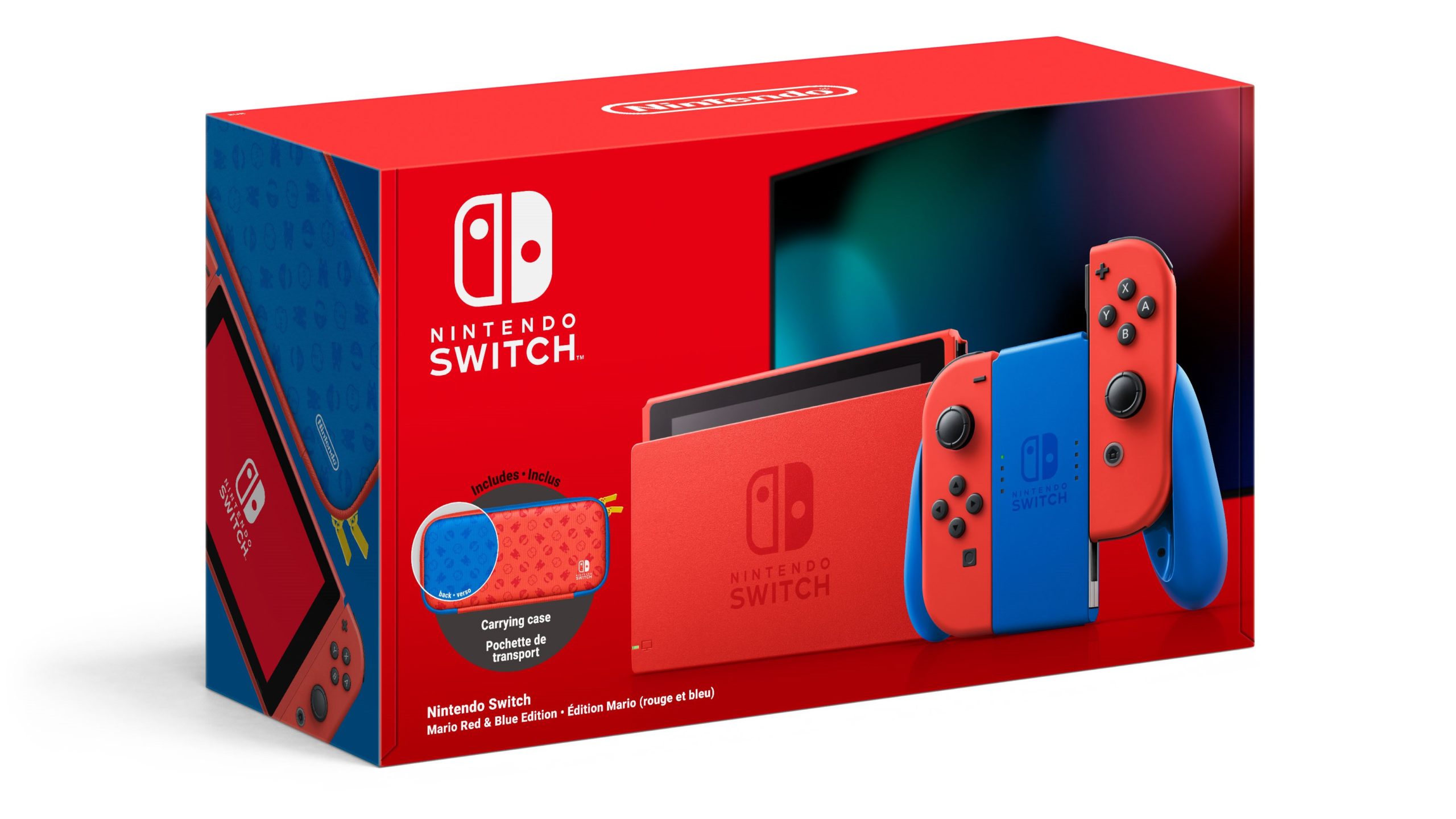 Nintendo Switch Mario-Edition Packshot