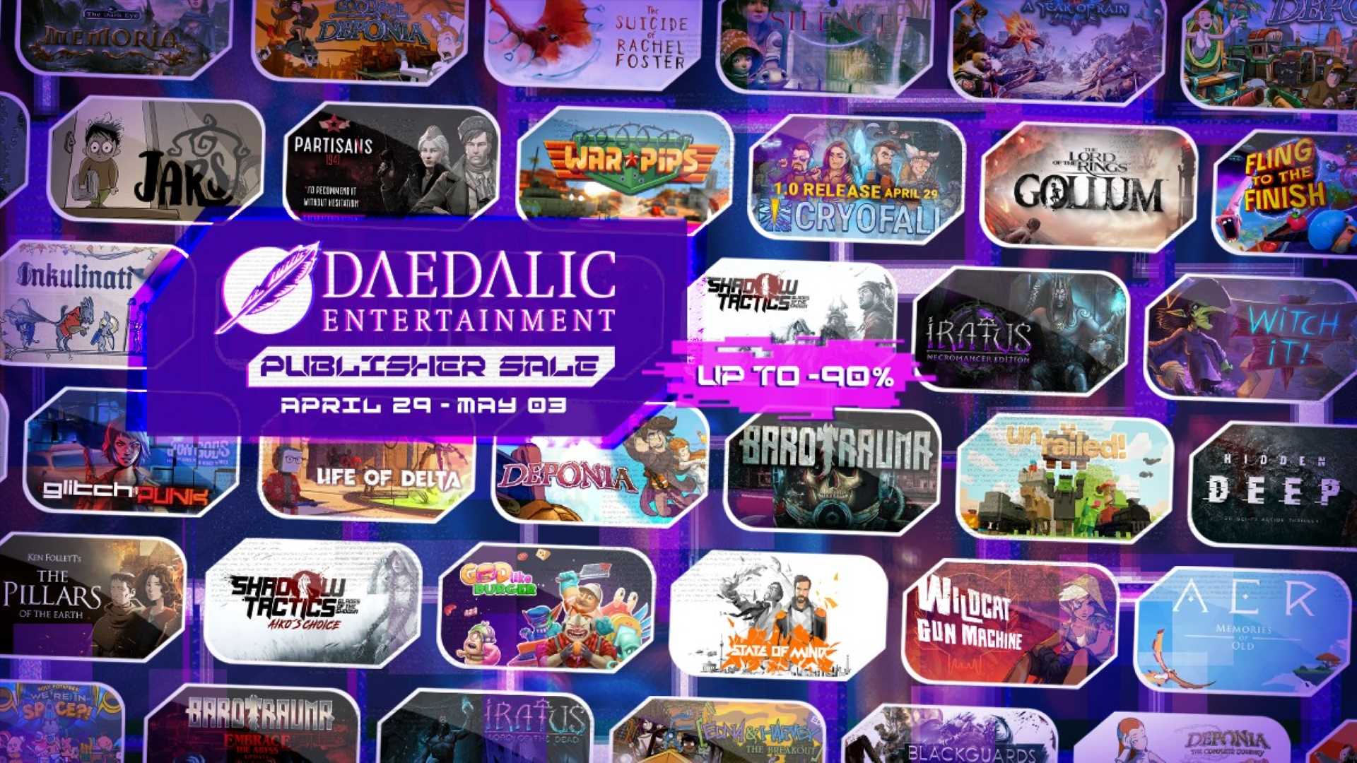 Daedalic Publisher Sale Steam - Beitragsbild