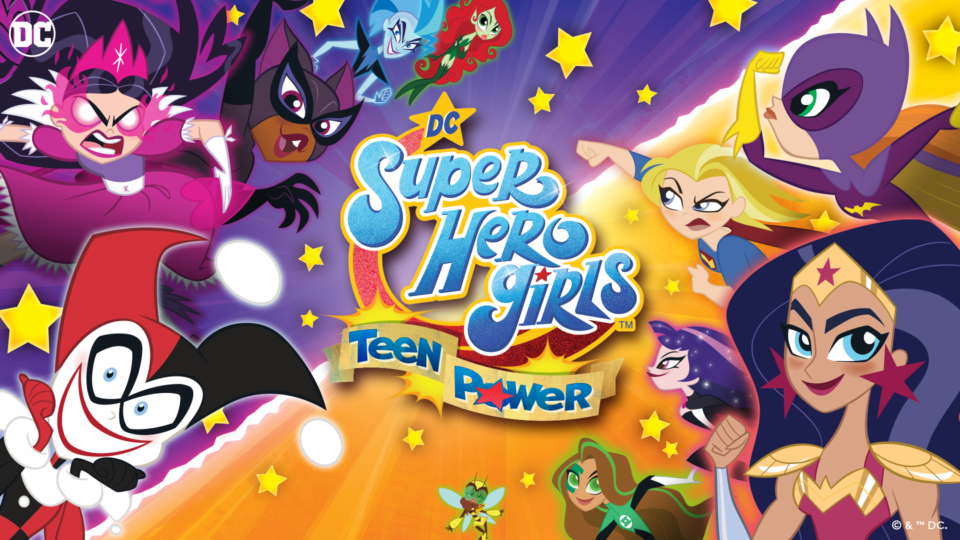 DC Super Hero Girls: Teen Power Keyart