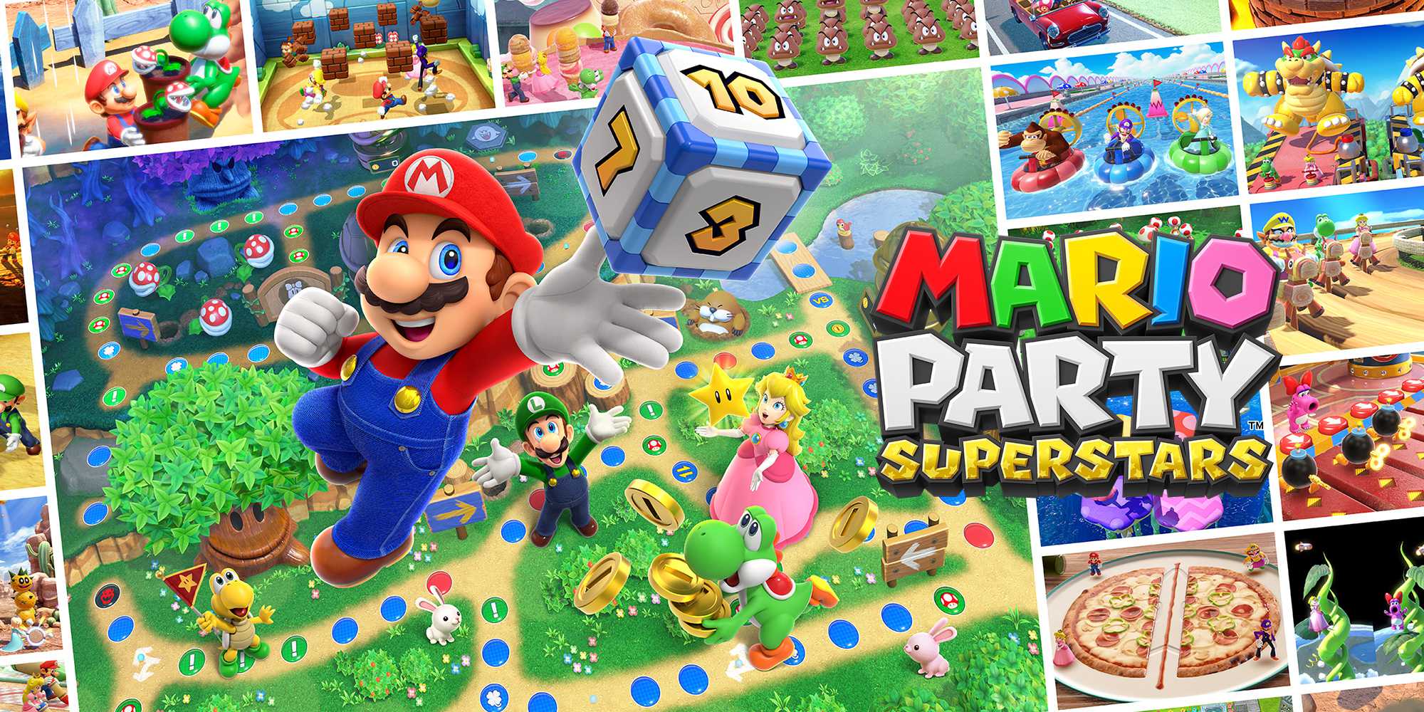 Mario Party Superstars - Keyart