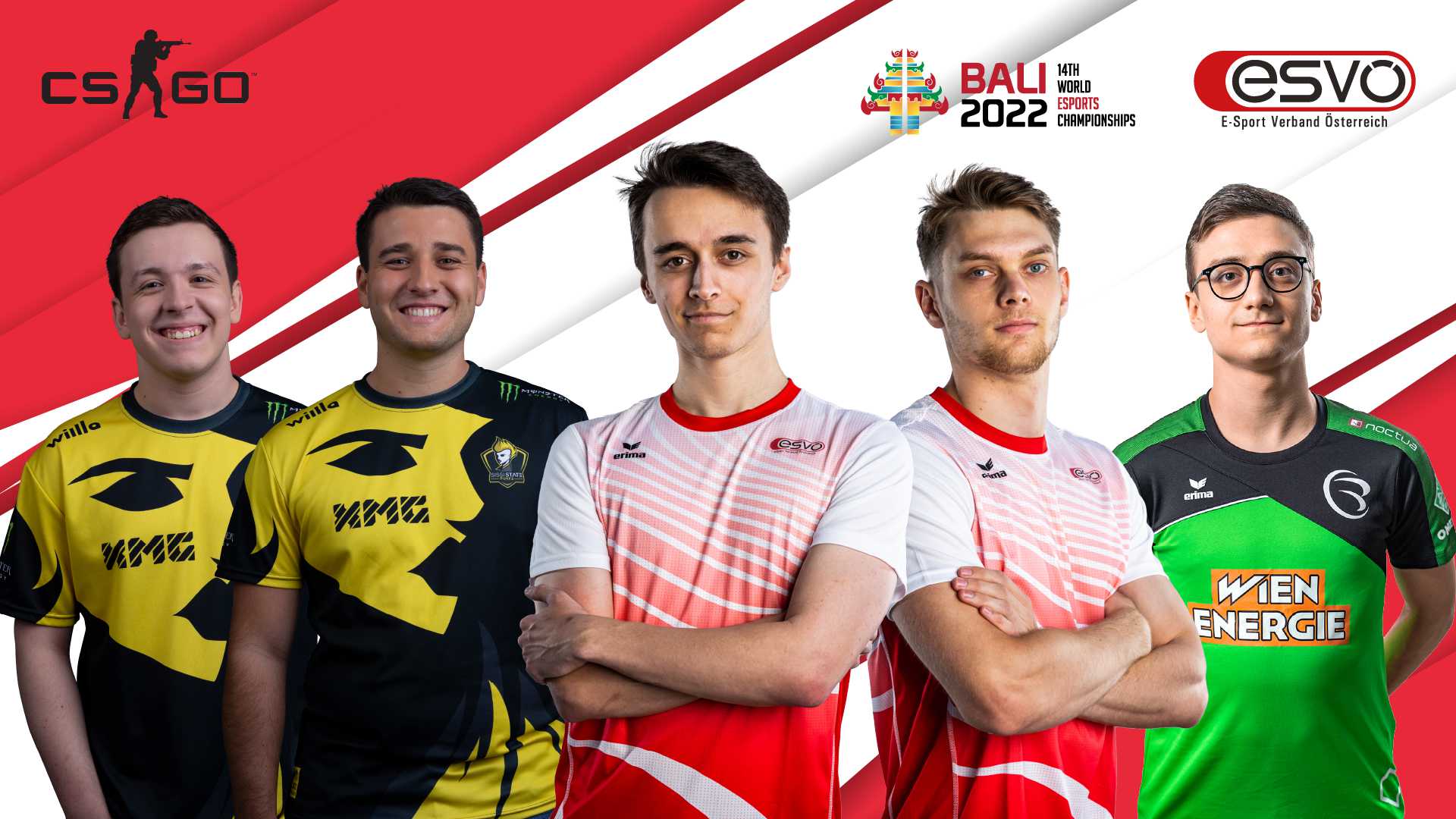 Tim Esports Nasional Austria melakukan perjalanan ke Bali