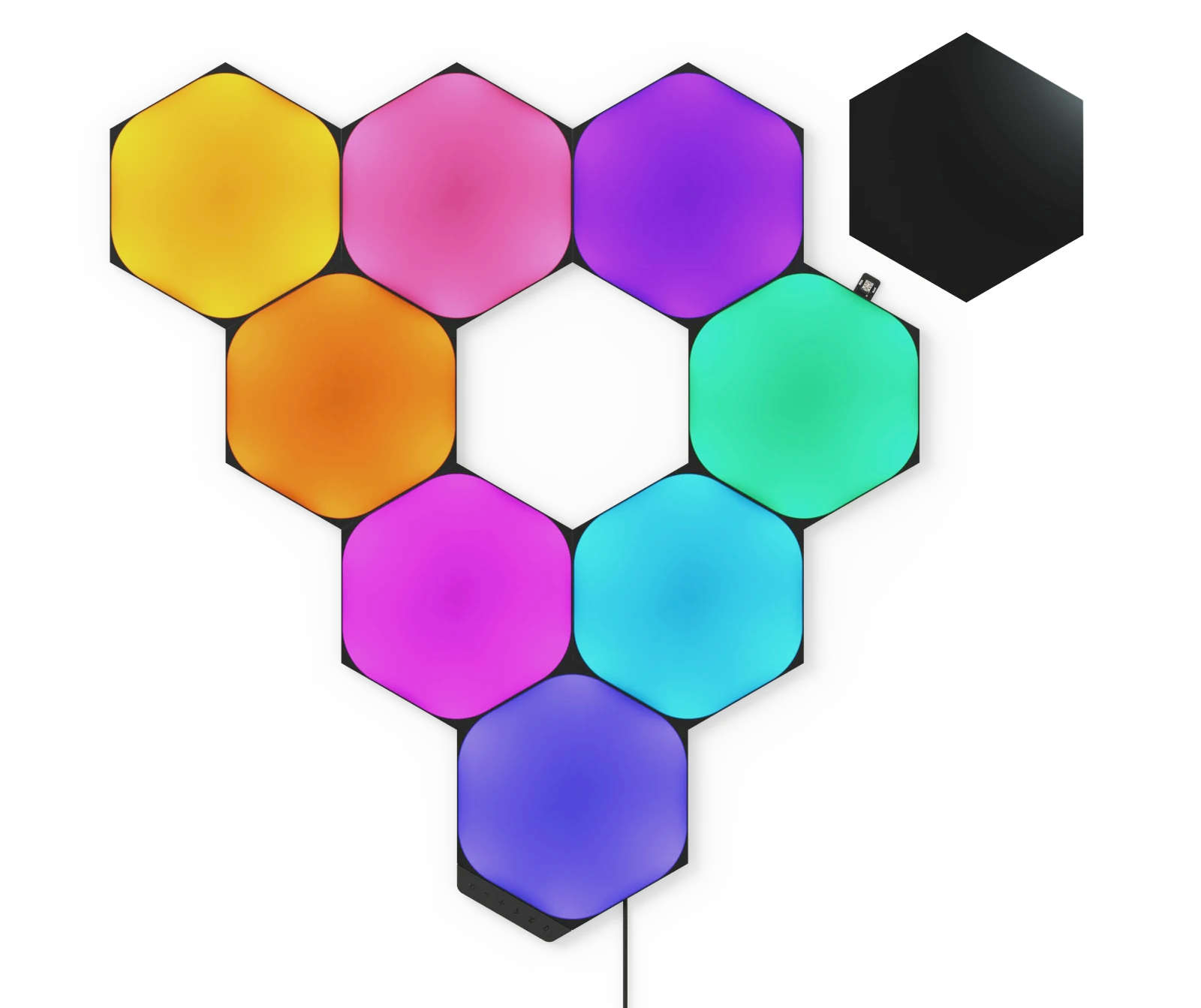 Nanoleaf-Shapes-Hexagons-Starterkit-Muster2