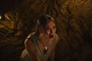 Johnny Sequoyah as “Lucy" in Primate from Paramount Pictures.