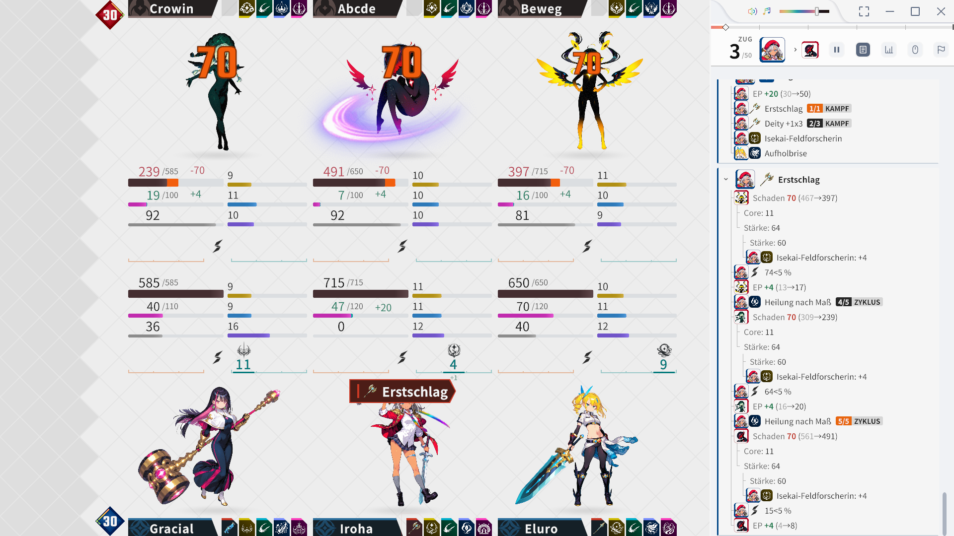 Gameplay-Screenshot aus DmonMaster