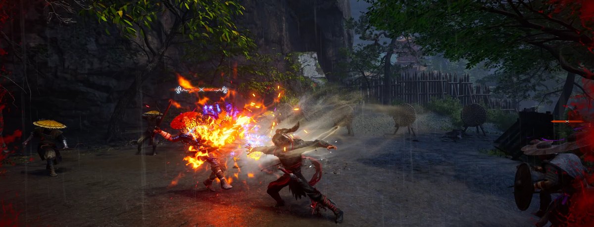 Kampfszene aus Burning Sword: Death Sun