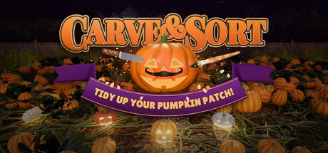 Offizielles Keyart aus Carve and Sort: Tidy Up your Pumpkin Patch!
