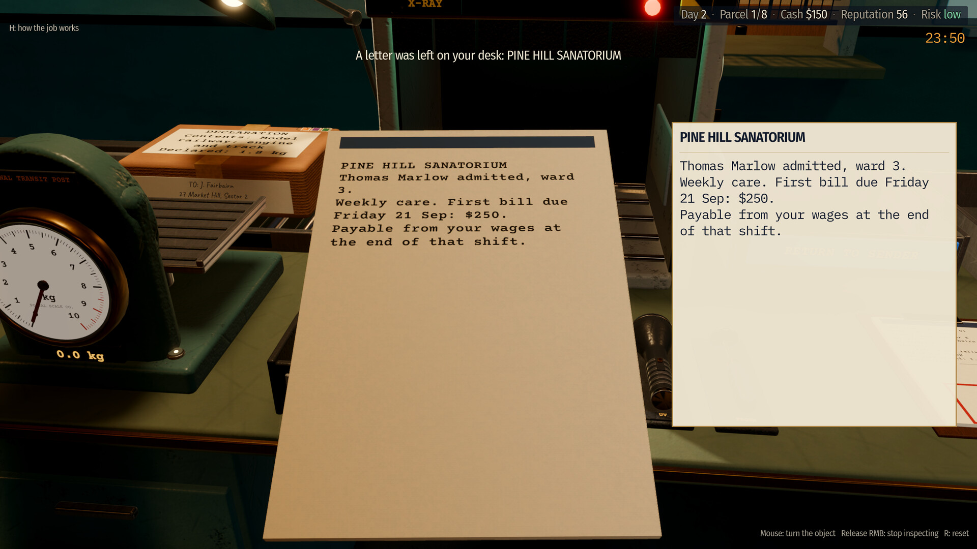Screenshot aus Parcel Inspector Simulator