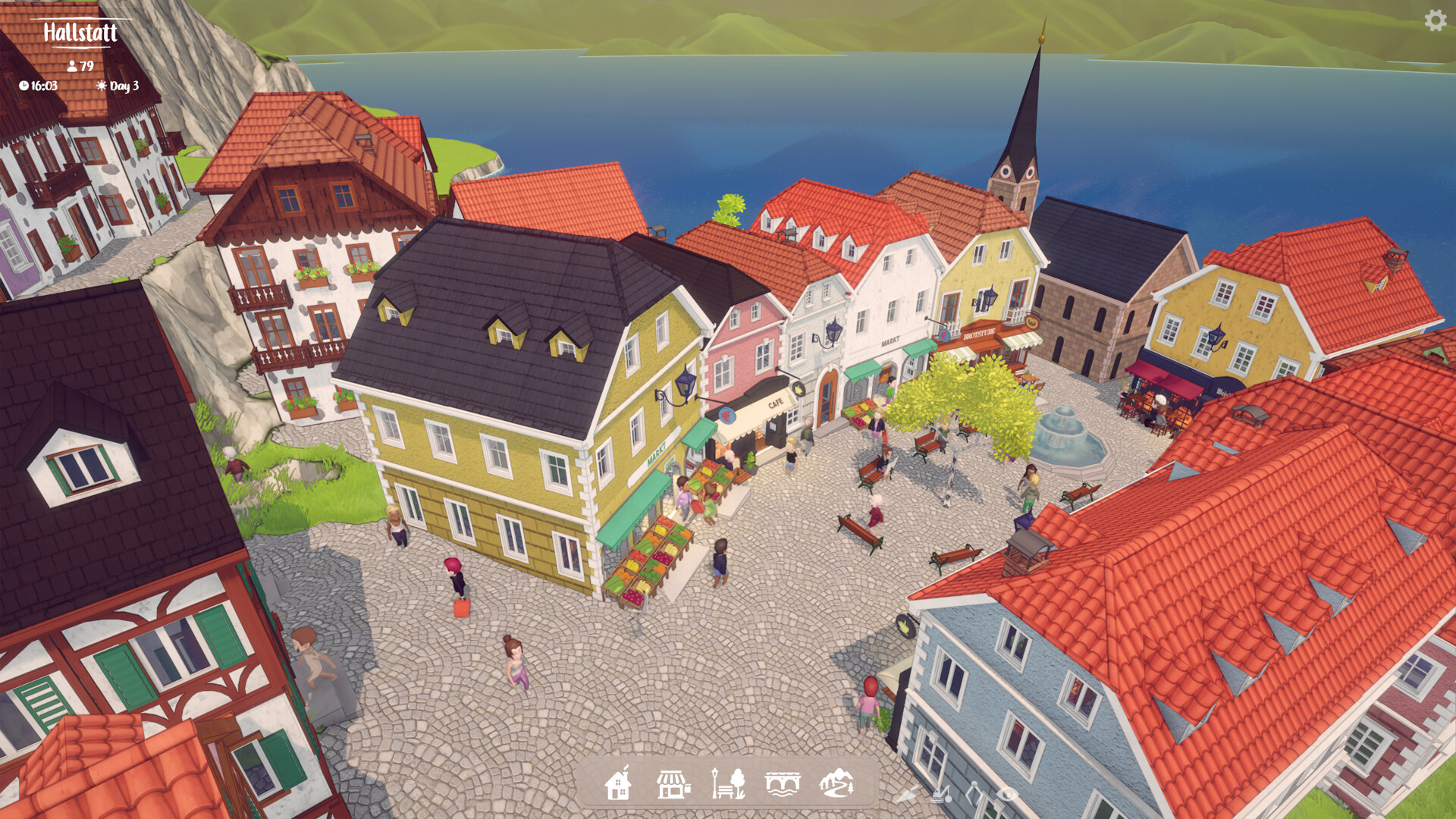 Gameplay-Screenshot aus Smalltown Architect