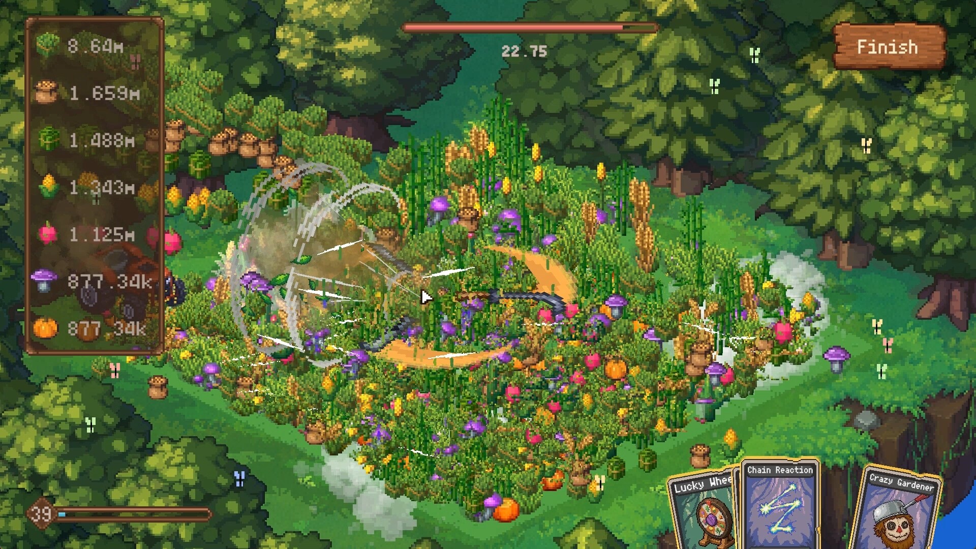 Screenshot aus SuperReap