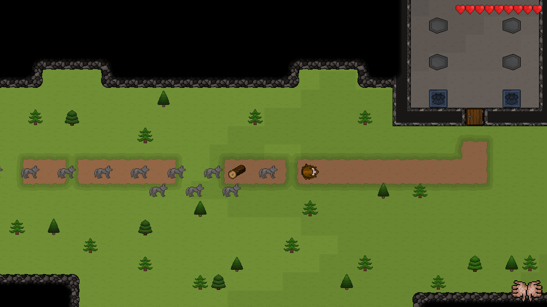 Gameplay-Screenshot aus Dwarf the Dungeonist