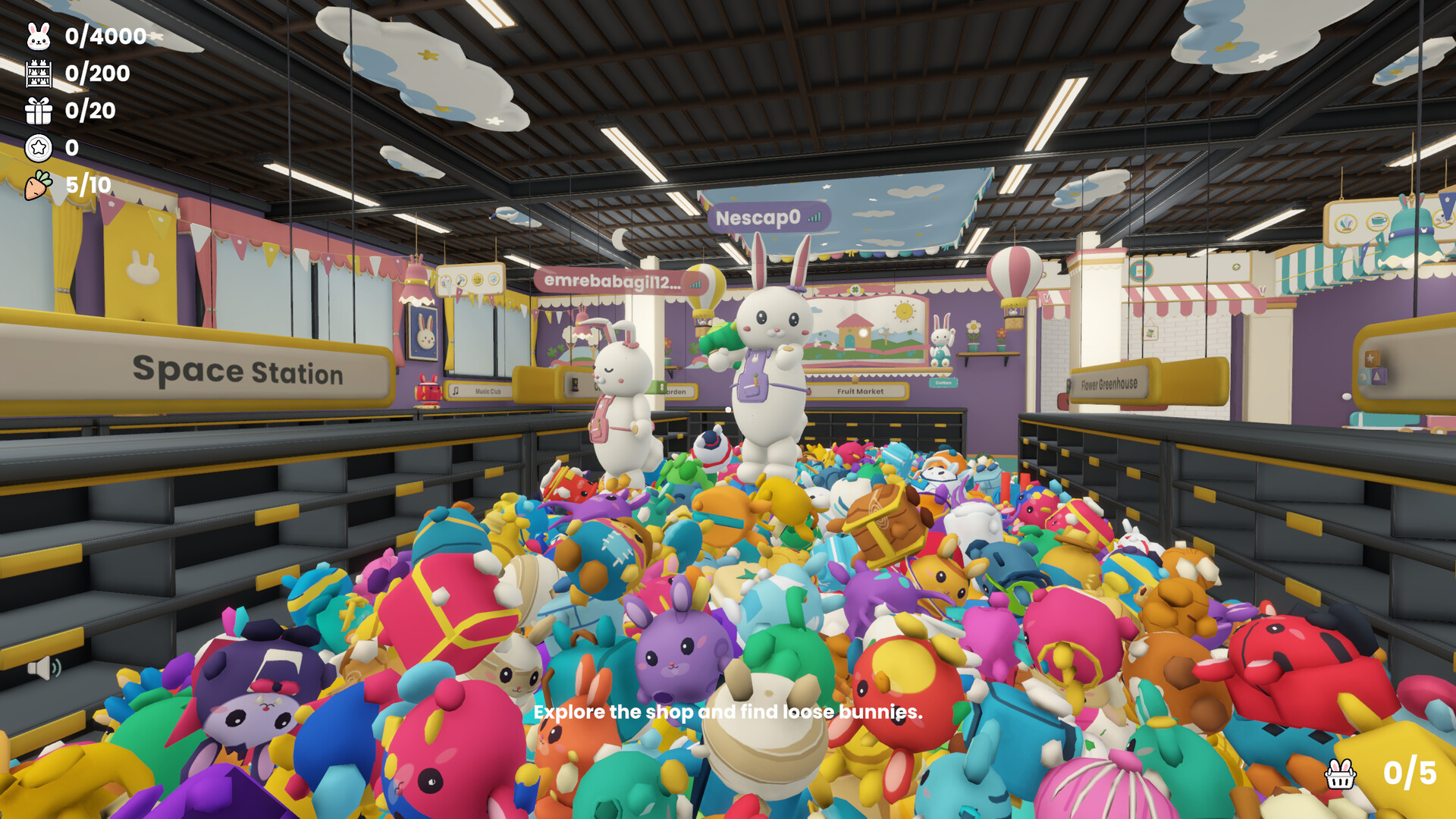 Screenshot aus Sort The Bunnies