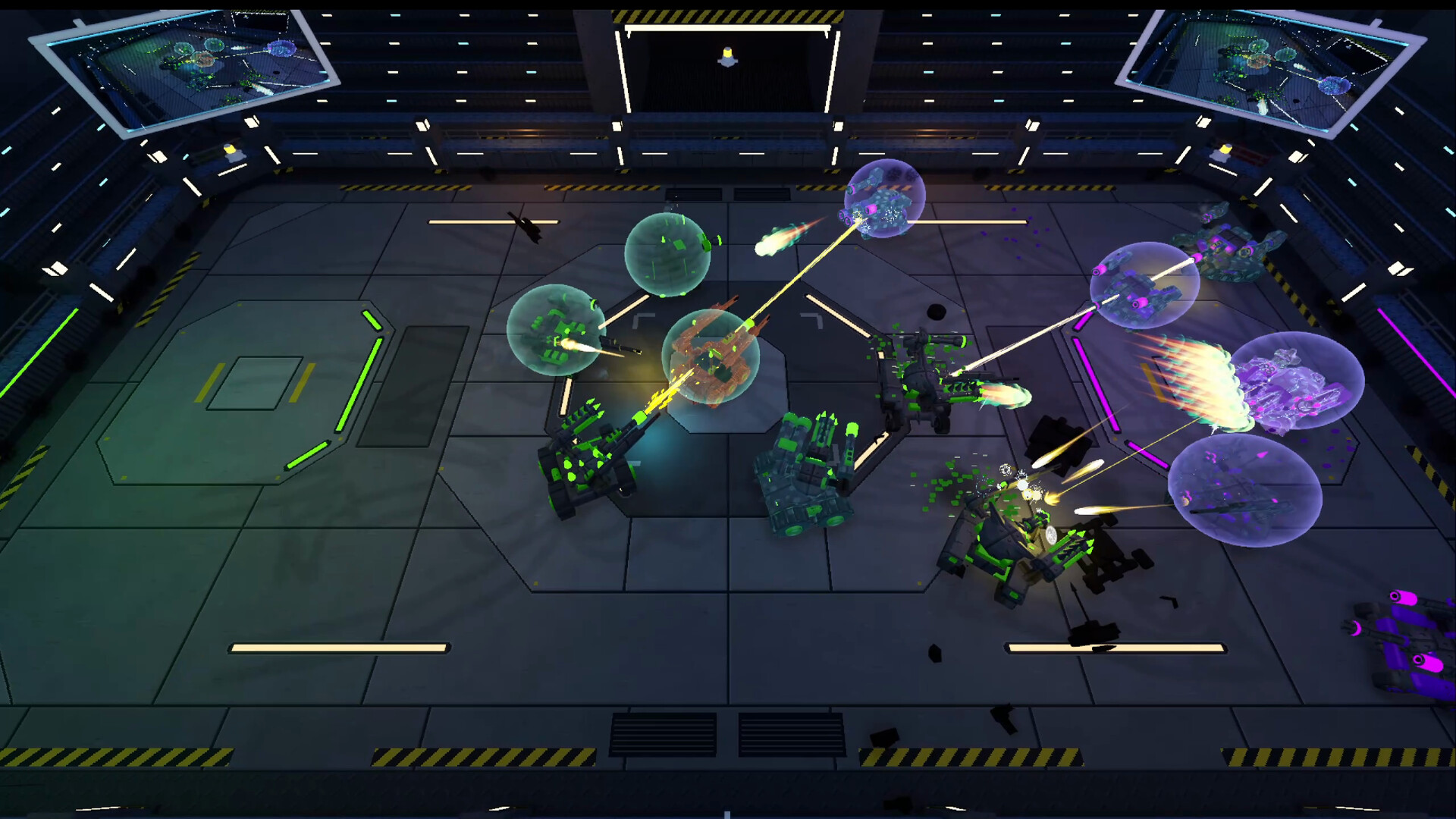 Gameplay-Screenshot aus Battle Bot Tactics