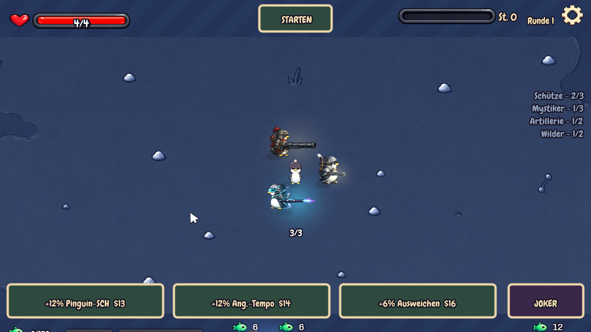 Screenshot aus Pinguin-Zorn