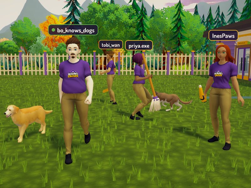 Koop-Spielszene aus Kennel Chaos